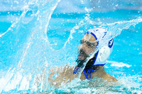 دیدار واترپلو تیم‌های ایران و اندونزی